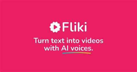fliki - turn text into videos with ai voices  It leverages AI and machine learning to produce high-quality audio that sounds closest to a human